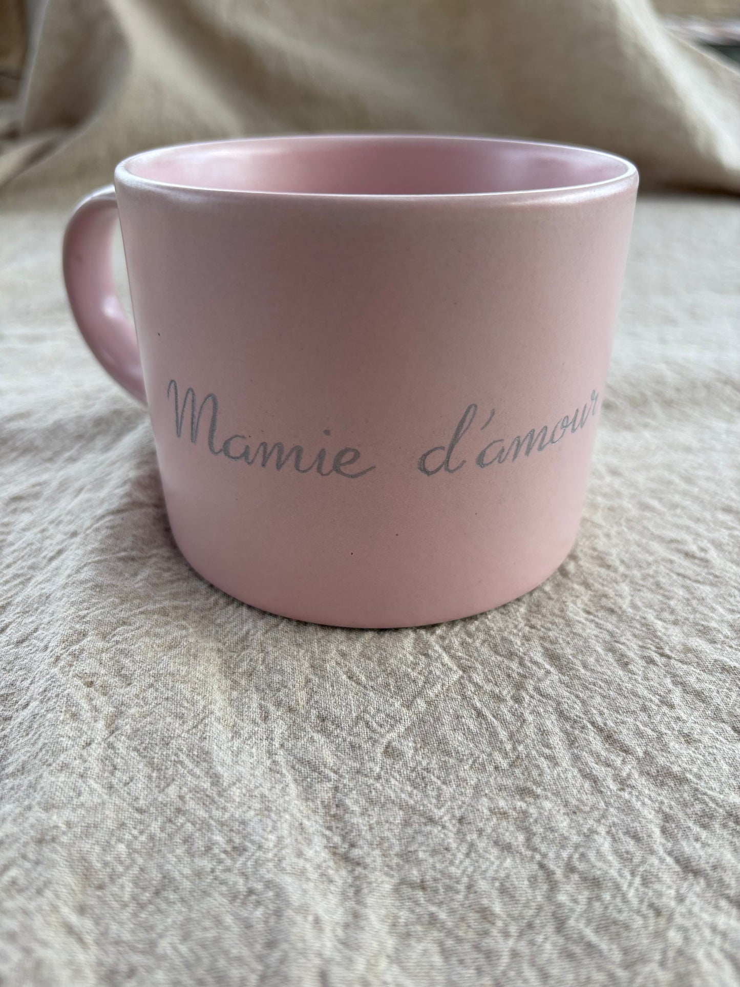Tasse gravée
