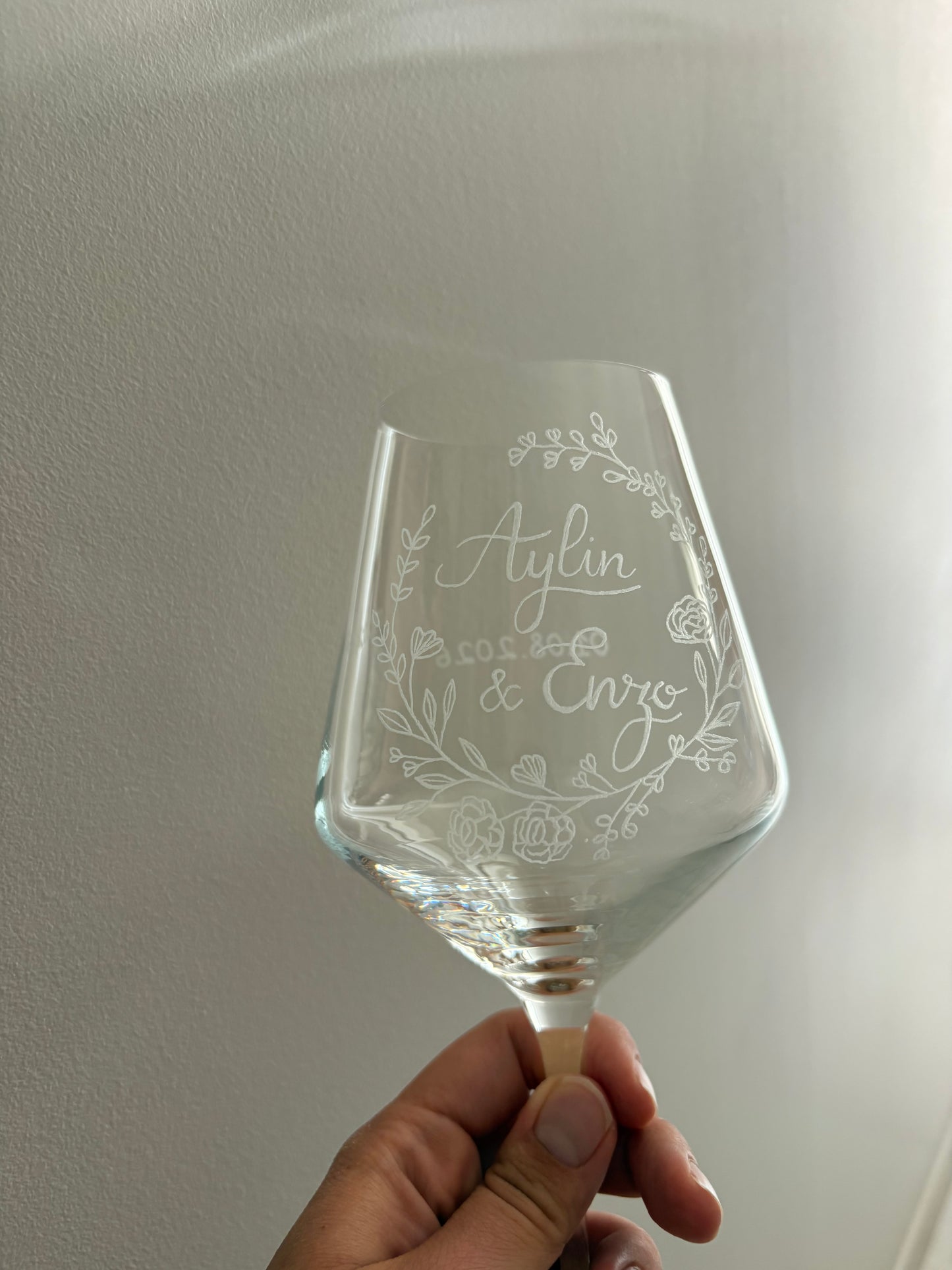 Gravure sur verre (Face)