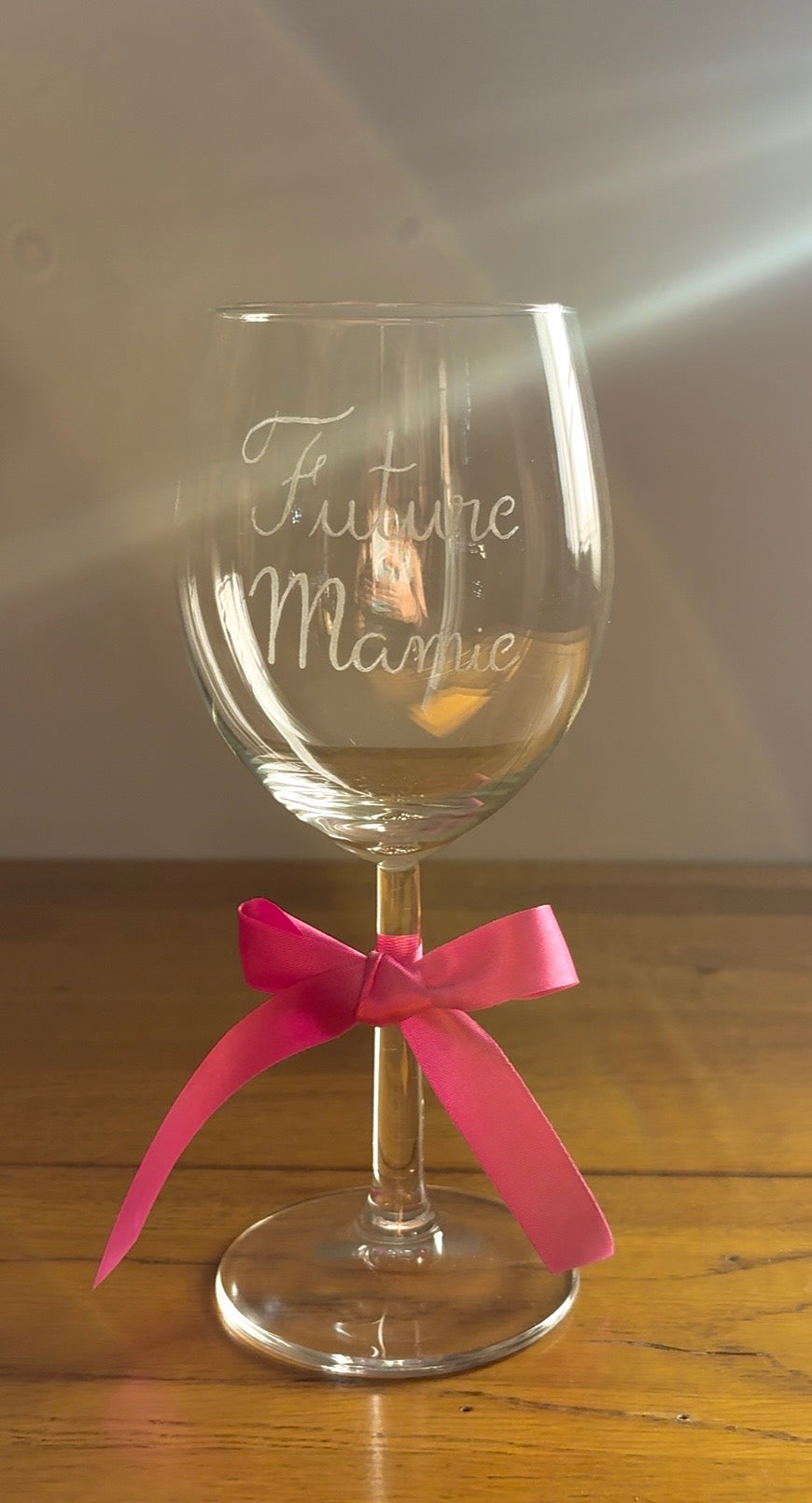 Gravure sur verre (Face)